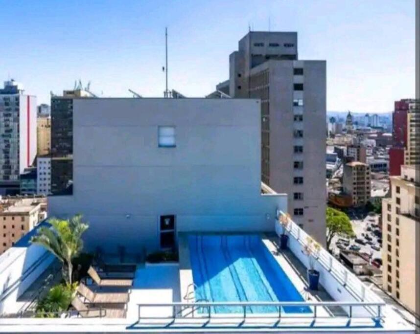 Studio Flex Com Garagem E Piscina No Centro De Sp Sao Paulo Exterior photo